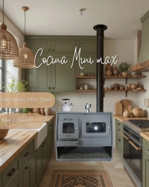 Cocina Calefactora con Horno MiniMAX