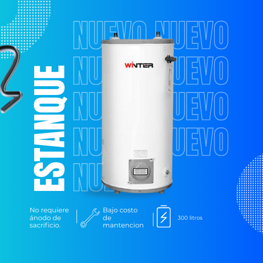 Estanque de Inercia Doble Via  300 lts.